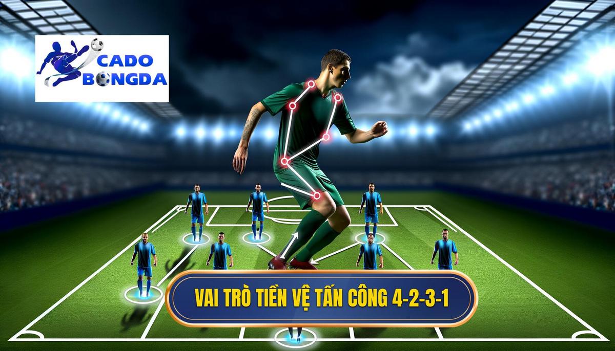 Vai trò của tiền vệ tấn công trong sơ đồ 4-2-3-1 