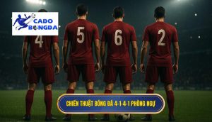 Chiến thuật bóng đá 4-1-4-1 phòng ngự