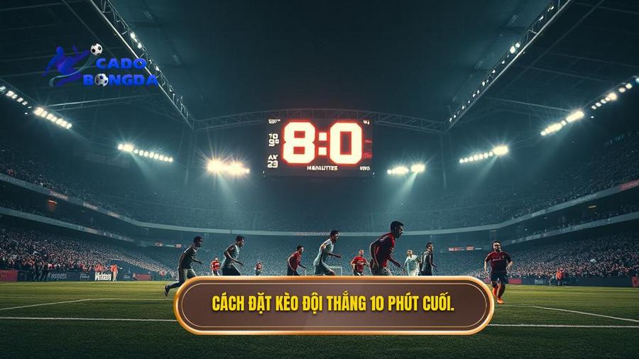 Cách đặt kèo đội thắng 10 phút cuối.